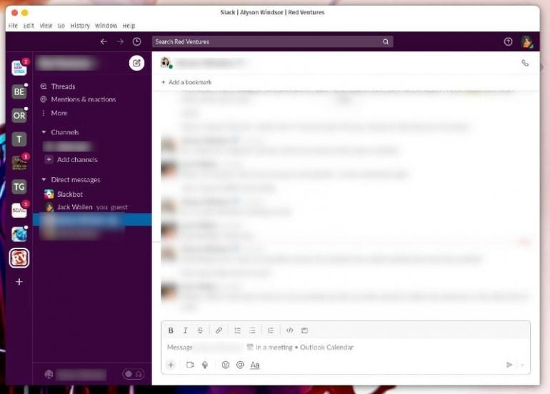 Slack makes team communication with multiple organizations or workspaces incredibly efficient.