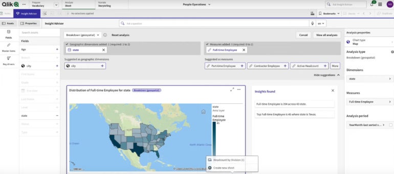 The Insight Advisor tool in Qlik Sense can help uncover blind spots in data relationships.