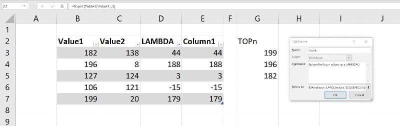 Name the LAMBDA() function so you can use it at the sheet level.