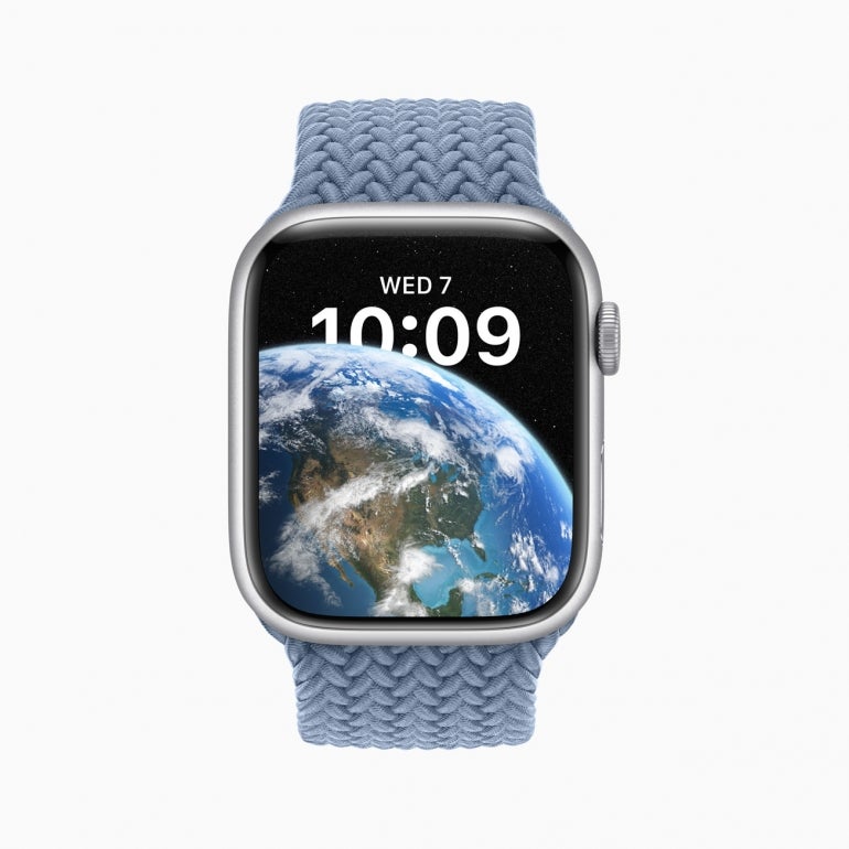 Apple Watch face showing the Astronomy option.