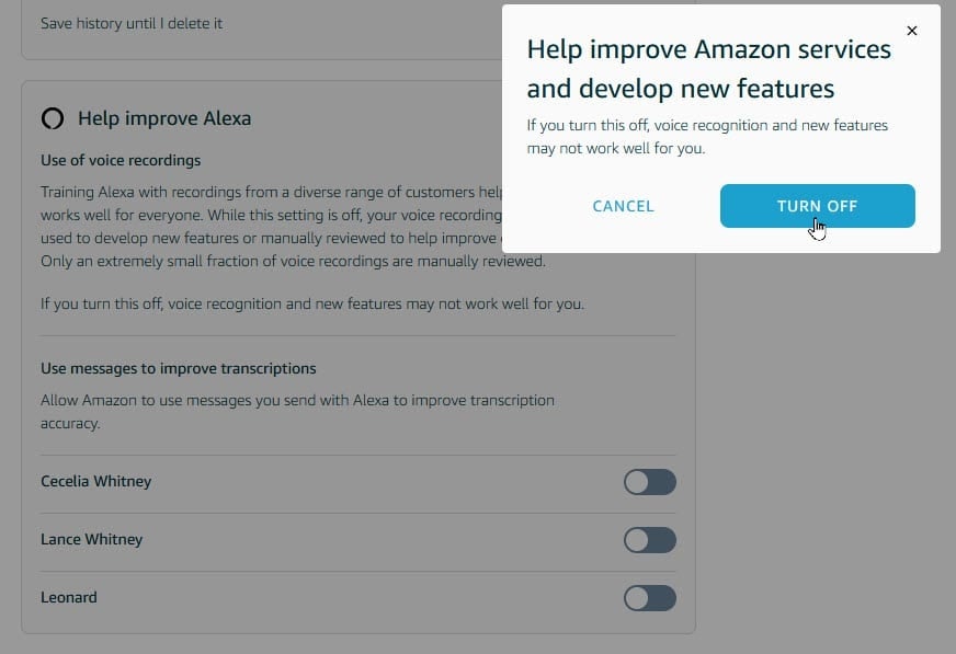 Finally, you can provide feedback to Amazon and improve its features. 