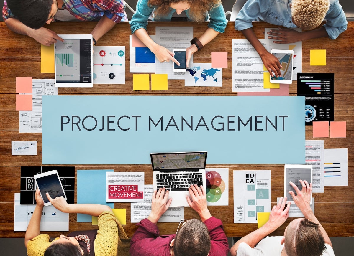 Project Management Organization Skill Concept