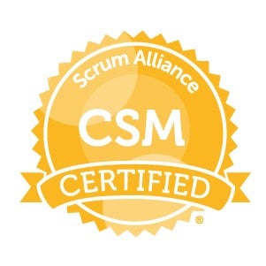 CSM certification badge