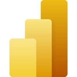 The Microsoft Power BI logo.