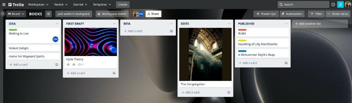 Trello boards are some of the easiest to use on the market.