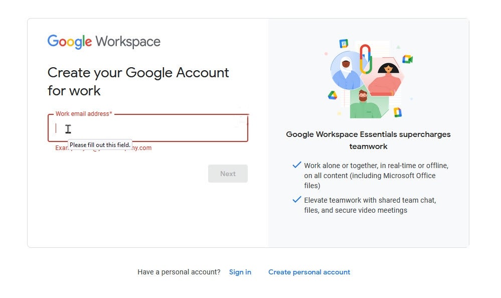 Figure A How to use Google Workspace Essentials Starter for free.