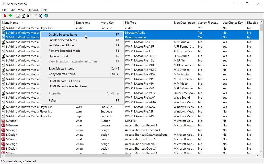 Figure D How to edit right-click context menu Windows 10 File Explorer.