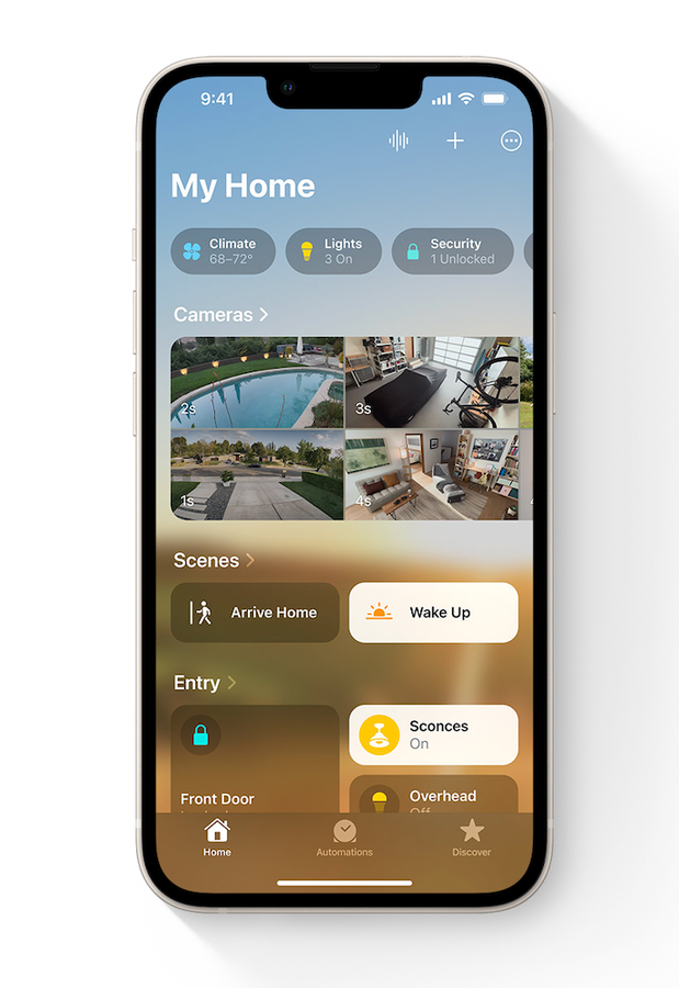 Apple iOS 16 new home screen