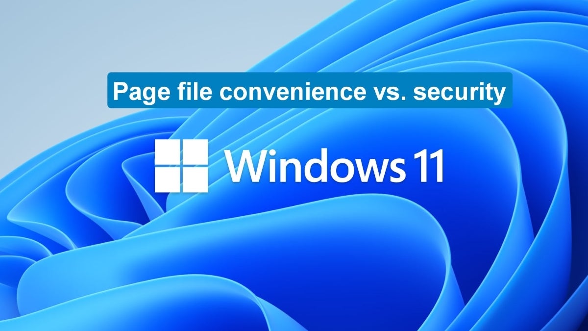 How to delete the Windows 11 page file with every shutdown | TechRepublic