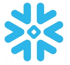 Snowflake logo.