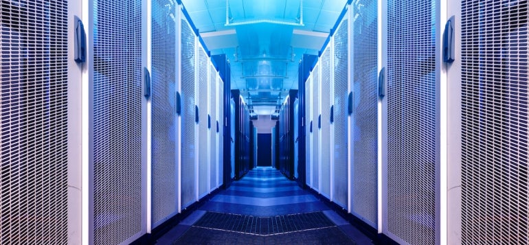 A data center.