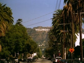 la hollywood sign