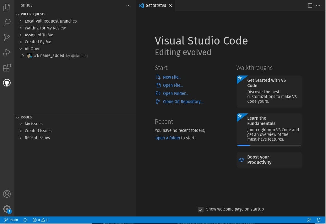 Visual Studio Code Editing evolved menu