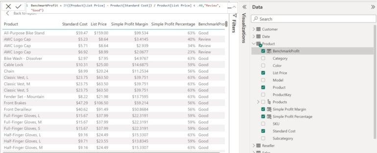 Adding an IF function to the calculated column in Power BI
