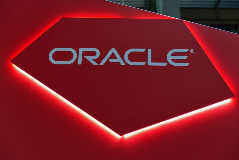 Oracle booth during CEE 2017 in Kiev, Ukraine