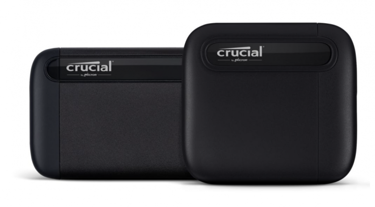 The Crucial X6 4TB Portable SSD.