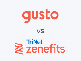 Gusto and TriNet Zenefits logos.