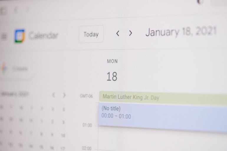 Google calendar for project management.