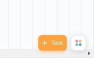 The New Task button on a ClickUp project page.