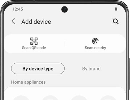 If it's a Samsung product, tap By Device Type to select the type of device. If not, tap By Brand.