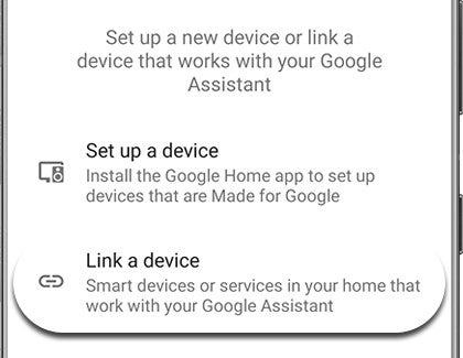 Tap on Add Device and then Link A Device.