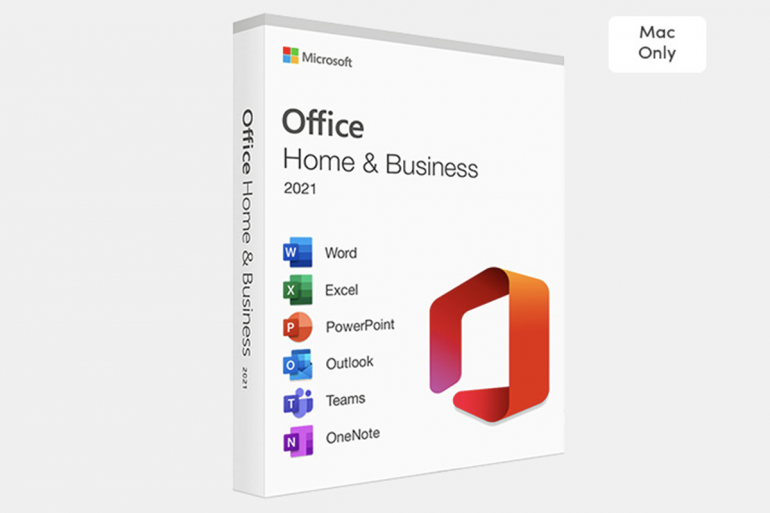 The Microsoft Office Home and Business for Mac software.
