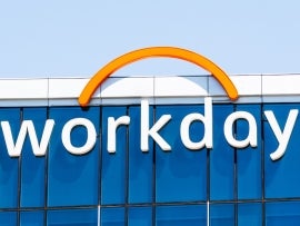 August 25, 2019 Pleasanton / CA / USA - Close up of Workday sign at their headquarters; Workday, Inc. is an on‑demand (cloud-based) financial management and human capital management software vendor
