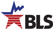 The Bureau of Labor Statistics (BLS) logo.