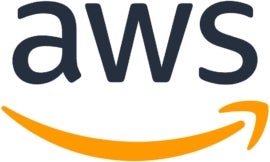 The AWS logo.
