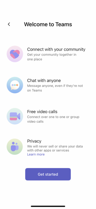 Communities is a new feature in the existing free Microsoft Teams app.