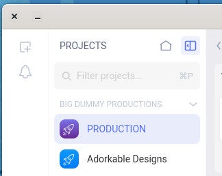The Create New button in the Ora desktop app.