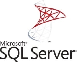 Microsoft SQL サーバーのロゴ。