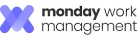 The monday work management logo.