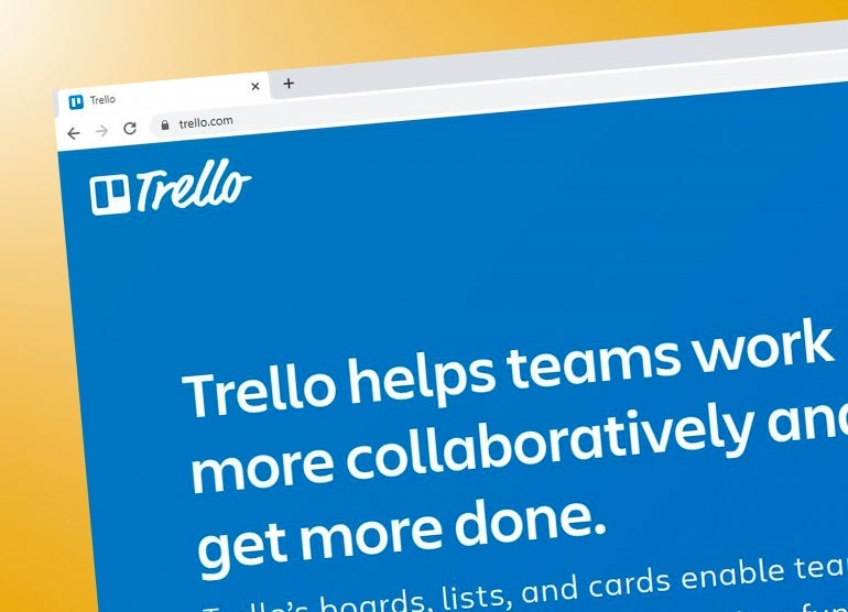 Home of Trello - project management application.