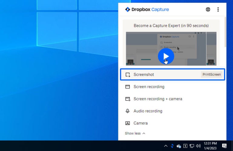 Dropbox Capture offers video tutorials to help you get familiar with it quickly.