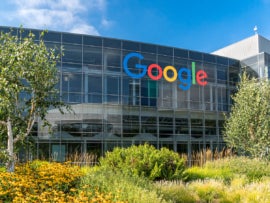 The Google corporate headquarters.