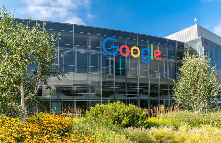 The Google corporate headquarters.