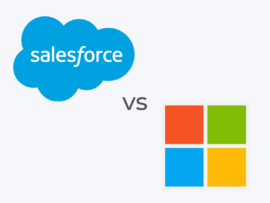 The Salesforce and Microsoft logos.