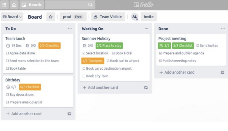 Trello’s Show Checklist Power-Up lets users easily identify tasks assigned to them at a glance.