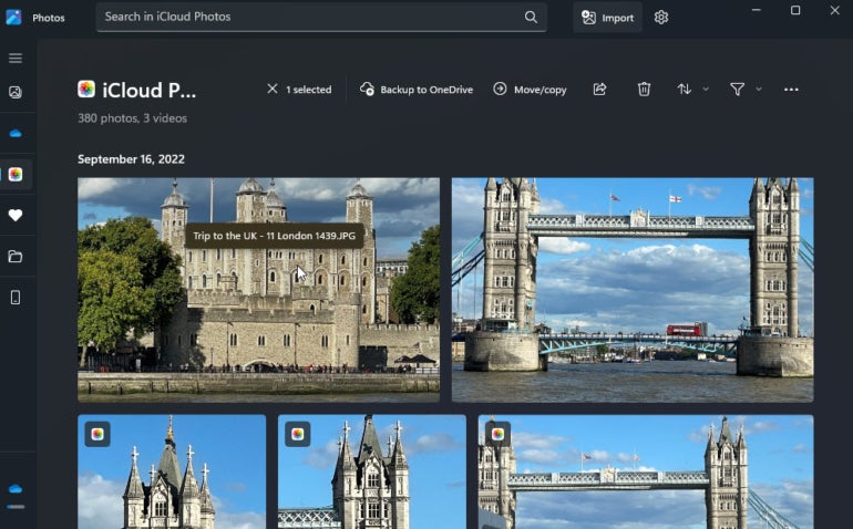 Cómo acceder a las fotos de tu iPhone en la aplicación Fotos de Windows 11