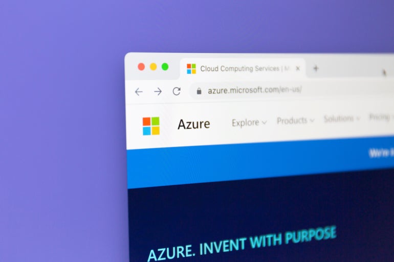 Microsoft Azure homepage. Microsoft Azure is a cloud computing service created by Microsoft.