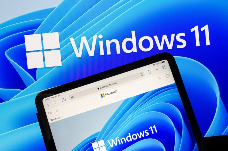 Windows 11 homepage
