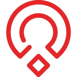 Red Zoho recruit logo.