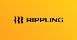 The Rippling logo,.