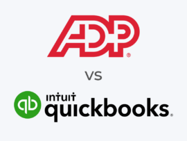 The ADP and QuickBooks logos.
