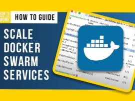 Scale Docker Swarm services video.