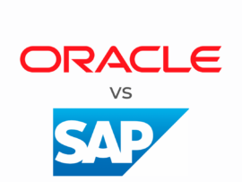 The Oracle and SAP logos.