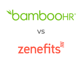 The BambooHR and Zenefits logos.