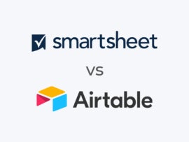 The Smartsheet and Airtable logos.