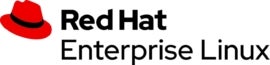 Red Hat Enterprise Linux logo.